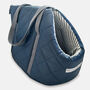 Navy Quilted Pet Carrier, thumbnail 2 of 4