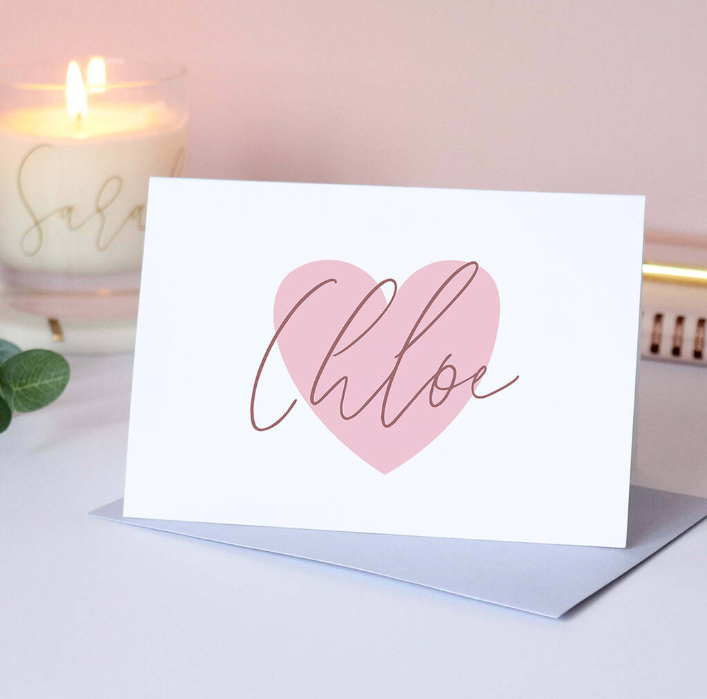 Personalised Heart Birthday Card, 1 of 2