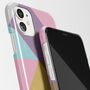 Personalised Pastel Geometric Phone Case, thumbnail 6 of 6