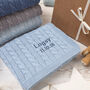 Baby Cricket Jumper And Cable Blanket Gift Set, thumbnail 9 of 12
