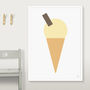 Ice Cream Cone Print, thumbnail 1 of 5