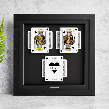 The Perfect Pair King And King Personalised Gift Frame, 7 of 12