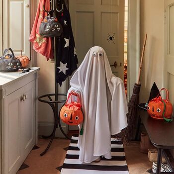 Trick Or Treat Pumpkin Basket Bag, 4 of 8