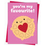 Jammie Dodger 'You're My Favourite' Card, thumbnail 2 of 5