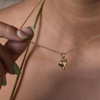 Fox Necklace, Sterling Silver Or Gold Plated, 3 of 11