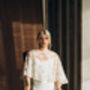 Floral Lace Cape Beaded Wedding Dress Cover Up, thumbnail 11 of 12