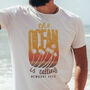 Personalised The Ocean Is Calling Mens Holiday T Shirt, thumbnail 2 of 2