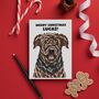 Personalised Christmas Card For Airedale Terrier Owner, thumbnail 1 of 10