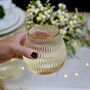 Pair Of Gold Rimmed Balloon Stemless Glasses, thumbnail 3 of 6