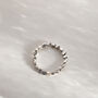 Sterling Silver Nugget Bead Ring, thumbnail 2 of 8