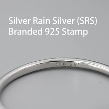 Asymmetric Bar Cz Open Ring In Sterling Silver, 10 of 11