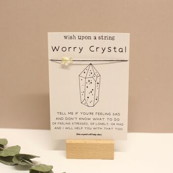 Worry Crystal Wish String Bracelet, 5 of 12