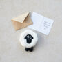 Keepsake Gift For Mum Wool Felt Sheep, thumbnail 3 of 6