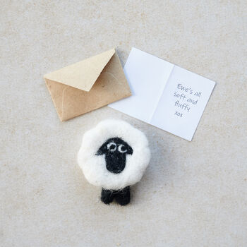 Keepsake Gift For Mum Wool Felt Sheep, 3 of 6