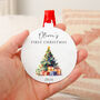 Personalised First Christmas Bauble Decoration, thumbnail 6 of 10