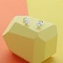 Petite Flower Pearl Earrings, thumbnail 1 of 2