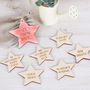 I Love You Because Personalised Star Tokens For Him, thumbnail 4 of 6