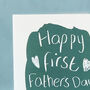 First Father's Day As My Grandpa Card, thumbnail 2 of 8