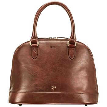 Personalised Ladies Genuine Leather Handbag 'Rosa', 2 of 12