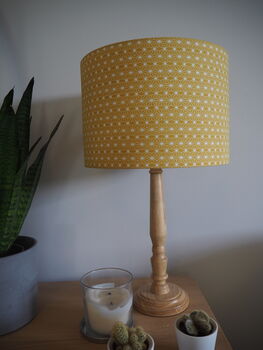 Geometric Mustard Lampshade, 6 of 7