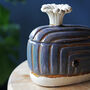 Ceramic Blue Whale Pot, Jar, thumbnail 3 of 6