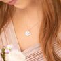 Esme Initial Birthstone Necklace Wedding Gift Set, thumbnail 4 of 11