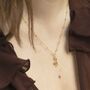 Gold Plated Sterling Silver Bambi Necklace, thumbnail 2 of 4