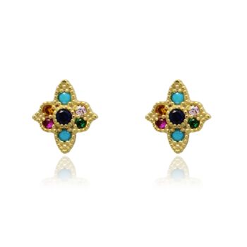 Takia Filigree Sterling Silver Or Gold Plated Earrings, 5 of 12