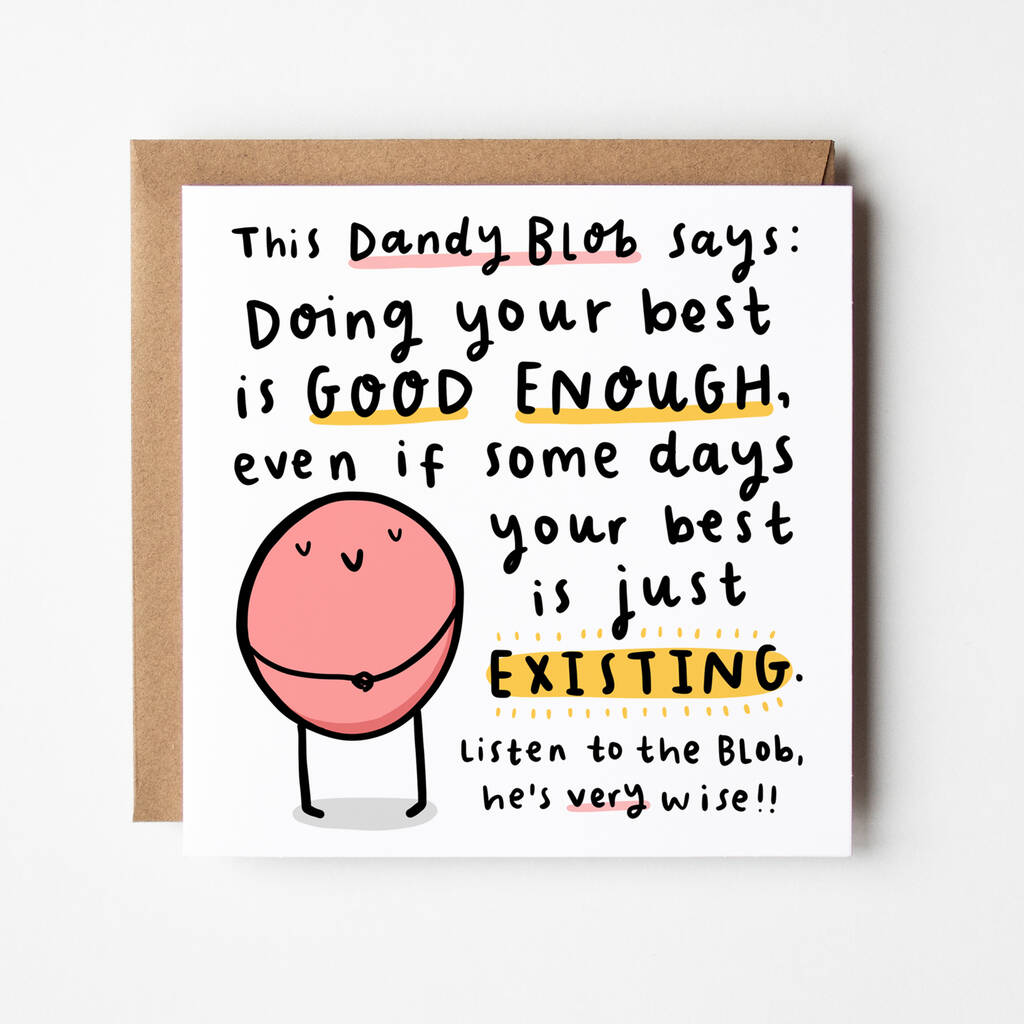 doing-your-best-is-good-enough-just-because-card-by-arrow-gift-co