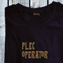 Guitar Shirt Gift For Guitarists 'Plec Operator', thumbnail 1 of 2