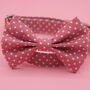 Pink Polkadot Dog Bow Tie, thumbnail 6 of 9