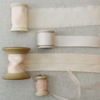 Champagne Silk Ribbon, Traditional Bridal Collection, 5 of 12
