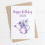 Personalised Adult Birthday Card Watering Can, thumbnail 5 of 5