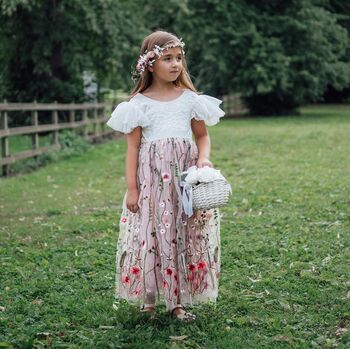 Whispering Poppy Dress French Rose, 2 of 8