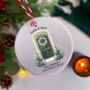 Personalised New Home Christmas Ceramic Ornament, thumbnail 1 of 2