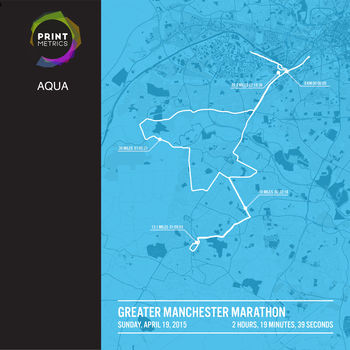 Personalised Manchester Marathon Poster, 2 of 12