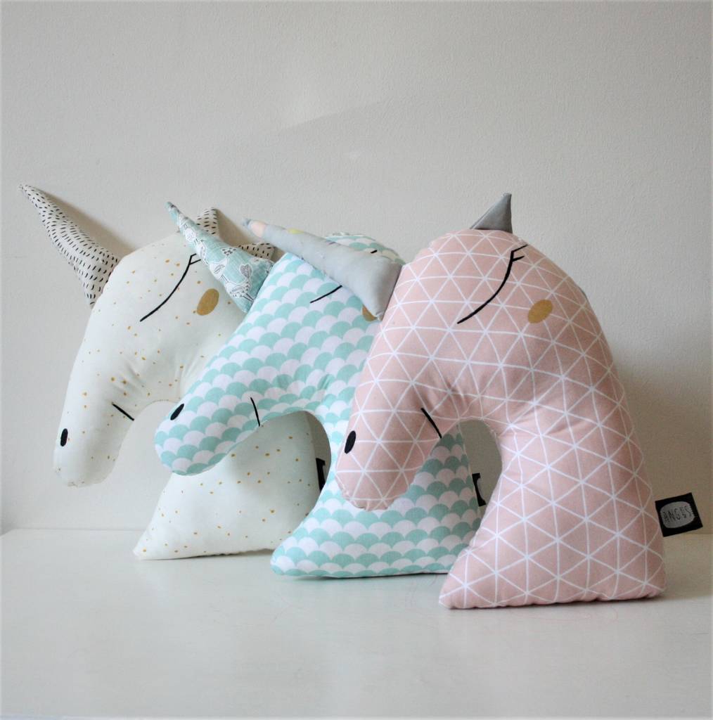 Handmade Unicorn Cushion By Atelier Angus By Norse Folk