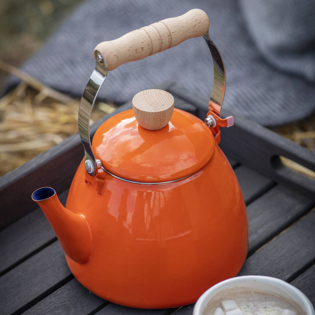 enamel stove kettle range by garden trading