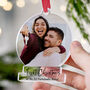 Personalised First Christmas New Home Photo Ornament, thumbnail 1 of 11