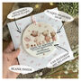 1st Or Any Birthday Personalised Pink Bear Keepsake Card, thumbnail 3 of 3