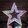 3D Wire LED Hollow Star Light Multi, thumbnail 3 of 3