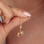 18ct Gold Tiger Charm Necklace, thumbnail 1 of 6