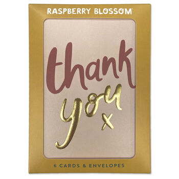Thank You X' Luxury Thank You Card Set, 4 of 4