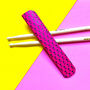 Hot Pink Skull And Crossbones Drum Stick Holder, thumbnail 1 of 6