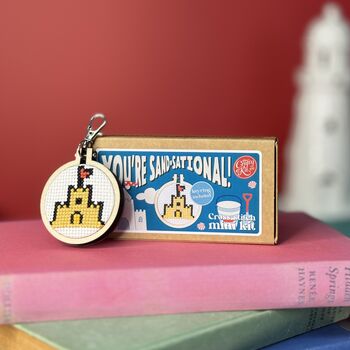 You're Sandsational! Mini Matchbox Cross Stitch Kit, 4 of 12