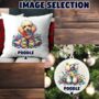 Personalised Poodle In Christmas Lights, thumbnail 3 of 10