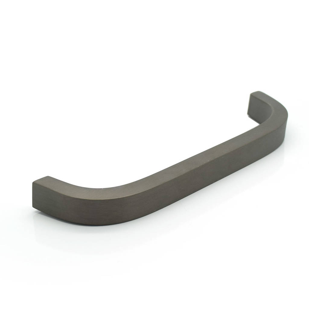 solid brass gunmetal grey door and drawer bar handles by pushka home