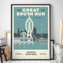 Personalised Great South Run Print, Unframed, thumbnail 3 of 7