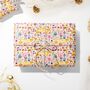 Luxury Pink Christmas Wrapping Paper, thumbnail 3 of 6