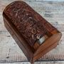 Wooden Floral Carved Chest, thumbnail 4 of 8